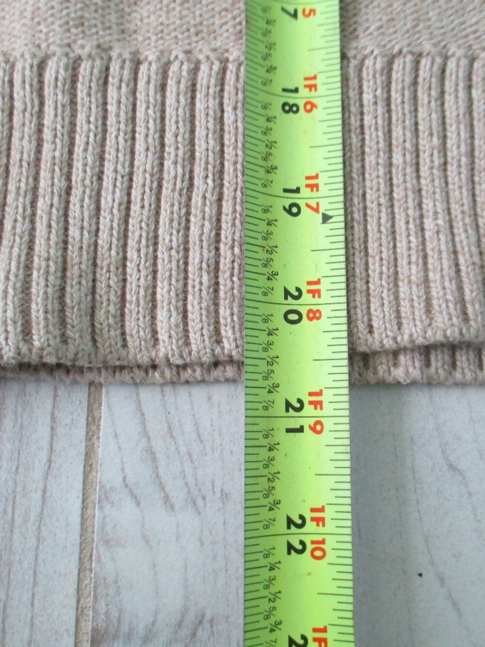 Quince 100% Organic Cotton Cropped Cardigan in Cement Marl - Picture 13 of 14